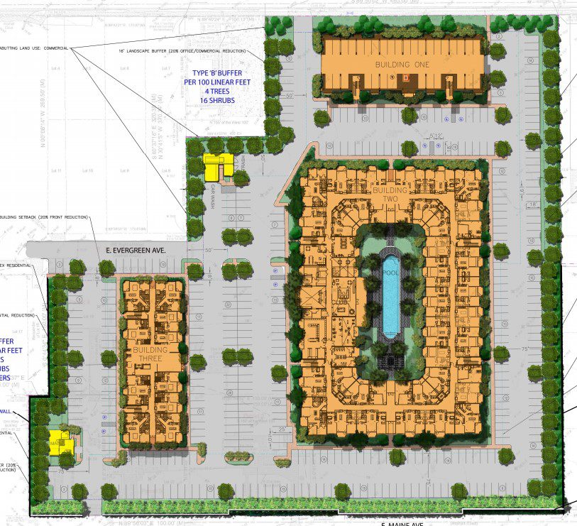 The Addison Longwood Site Map