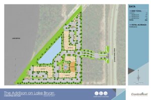 The Addison Lake Bryan Site Map