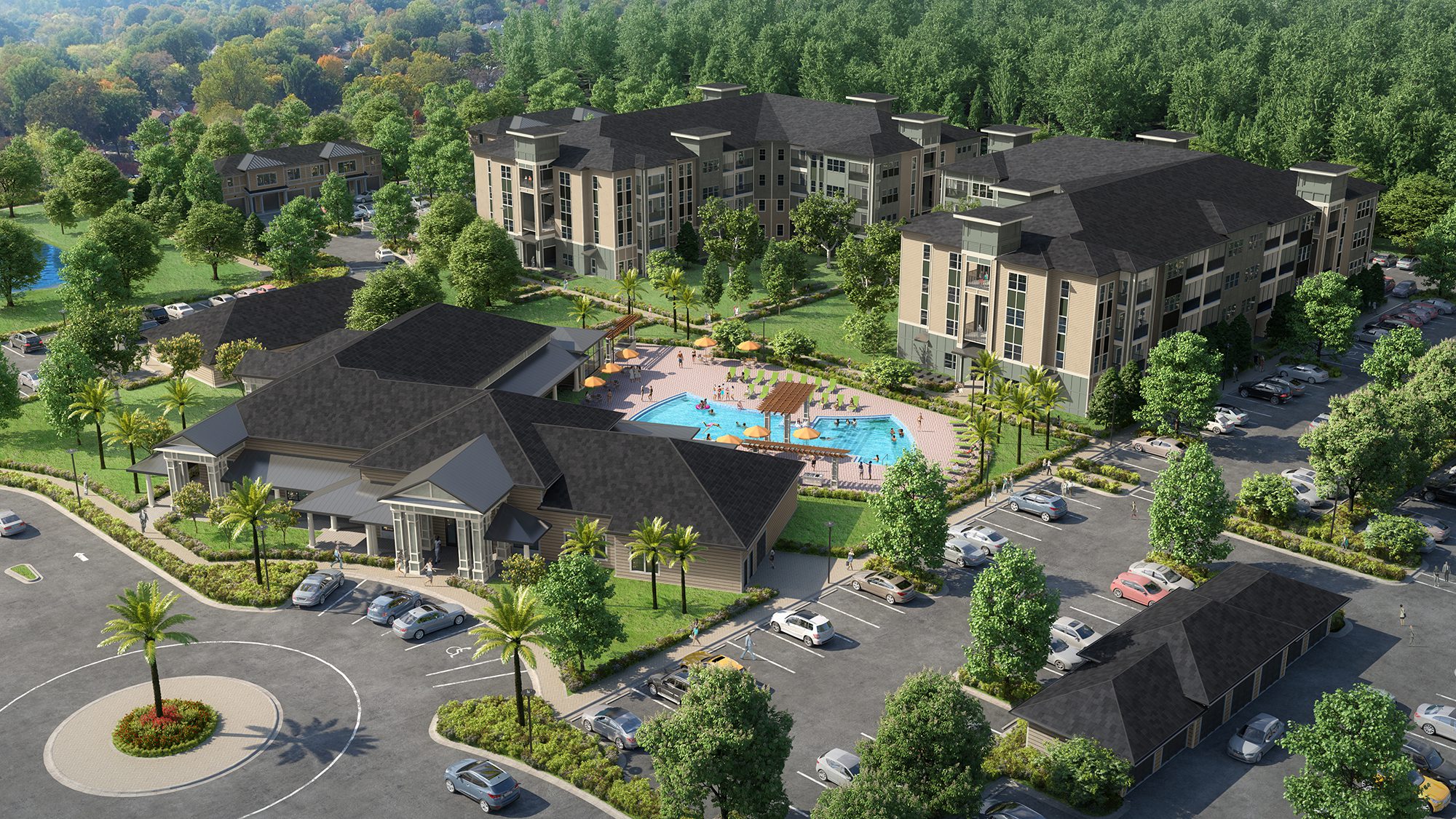 Addison One15 Charlotte NC apartments rendering