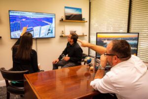 ContraVest team working BIM and 3D Modeling