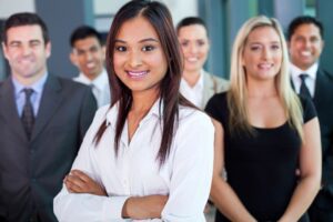 men and women employees