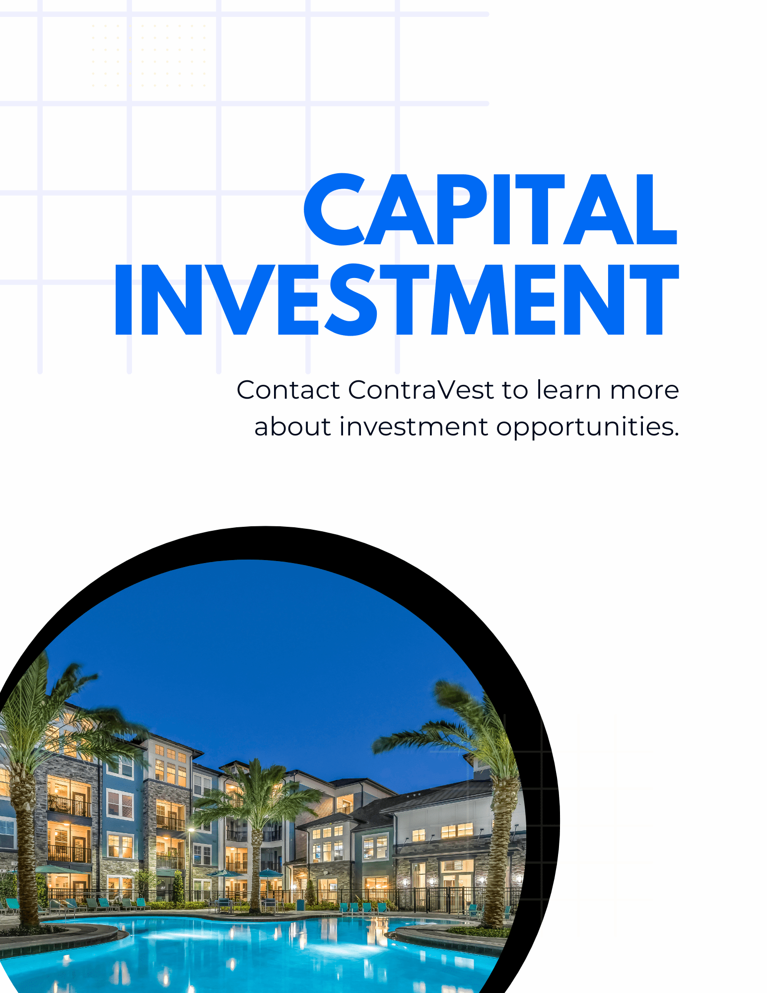 Capital Investment Contact Form Page