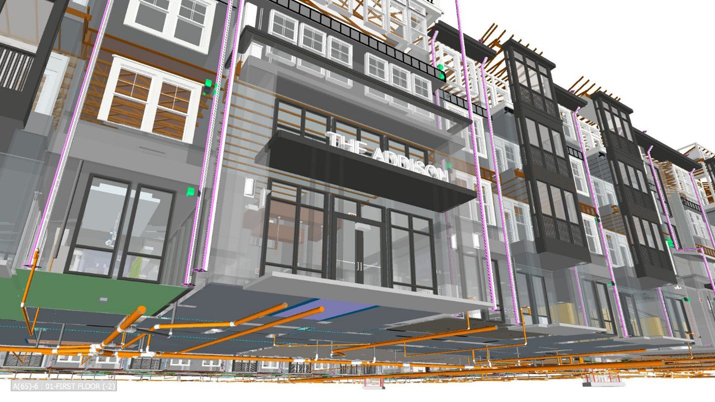 Addison Longwood clubhouse building Exterior BIM