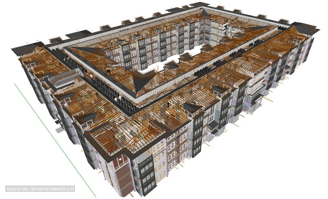 Addison Longwood full clubhouse building Exterior BIM